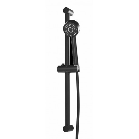 Eastbrook Matt Smooth Black Shower Slider Rail Kit