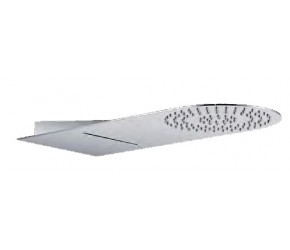 Eastbrook Wall Mounted Stainless Steel Round Shower Head with Waterfall
