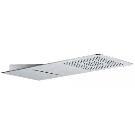 Eastbrook Wall Mounted Stainless Steel Square Shower Head with Waterfall