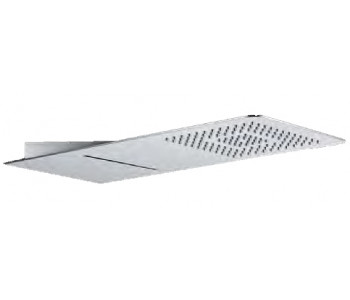 Eastbrook Wall Mounted Stainless Steel Square Shower Head with Waterfall