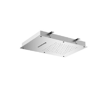 Eastbrook Single Ceiling Mounted Waterfall Stainless Steel Shower Head