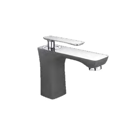 Eastbrook Helston Gloss Anthracite Mono Basin Mixer Tap with Waste
