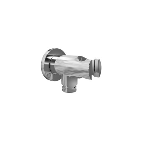 Eastbrook Chrome Round Outlet Elbow With Bracket