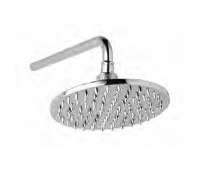 Eastbrook Chrome Traditional 8 Inch Shower Rose and Arm