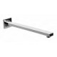Eastbrook Chrome Square Wall Mounted Arm 200mm