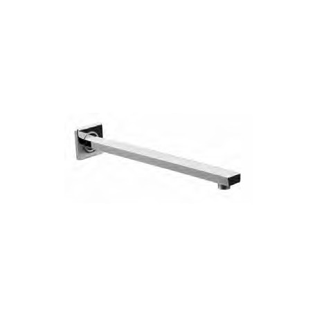 Eastbrook Chrome Square Wall Mounted Arm 200mm