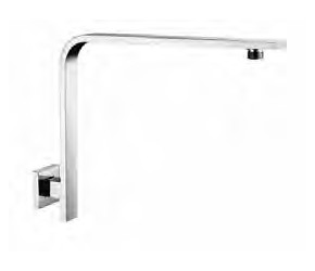 Eastbrook Chrome Square Wall Arm 360mm