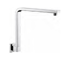 Eastbrook Chrome Square X Shower Arm 370mm