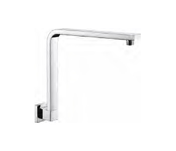 Eastbrook Chrome Square X Shower Arm 370mm