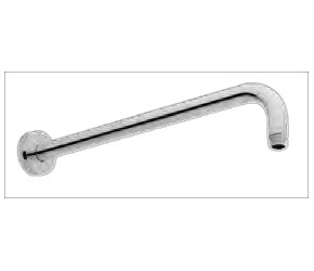 Eastbrook Round Chrome Offset Shower Arm 400mm