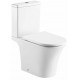 Kartell Kameo Rimless Close Coupled Toilet With Soft Close Seat