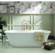 BC Designs Omnia Cian Silk Matt White Freestanding Bath 1615 x 760