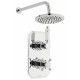 Kartell Viktory Option 2 Thermostatic Concealed Shower Inc Fixed Overhead Drencher