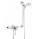 Kartell Viktory Option 4 Thermostatic Exposed Shower Inc Adjustable Slide Rail Kit