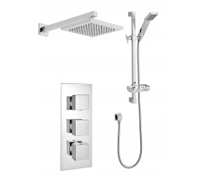 Kartell Pure Option 6 Triple Thermostatic Concealed Shower