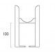 Wyvern White 3 Column Radiator Feet Pair