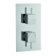 Kartell Pure Chrome Concealed Thermostatic Shower Valve and Diverter