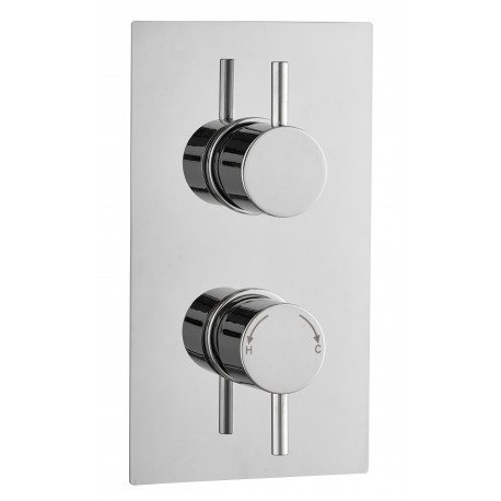 Kartell Plan Chrome Concealed Thermostatic Shower Valve and Diverter