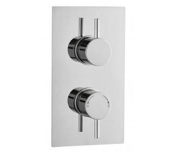 Kartell Plan Chrome Concealed Thermostatic Shower Valve and Diverter