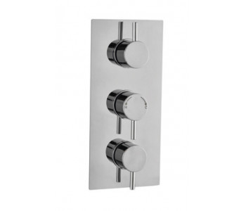 Kartell Plan Chrome Concealed Triple Thermostatic Shower Valve