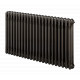 Wyvern Raw Metal Lacquer Horizontal 3 Column Radiator 500mm x 1374mm