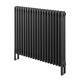 Wyvern Textured Anthracite Horizontal 3 Column Radiator 600mm x 834mm