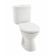 Kartell Milton Four Piece Set With 45cm 1 Tap Hole Basin and Pedestal
