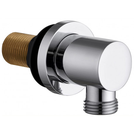 Tailored Chrome Round wall outlet elbow