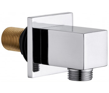 Tailored Chrome Square wall outlet elbow