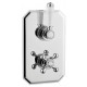 Tailored Tenby Chrome Traditional Concealed 2 handle 1 Way Thermostatic Shower Valve