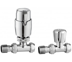 Tailored Chrome Straight TRV Twin Pack