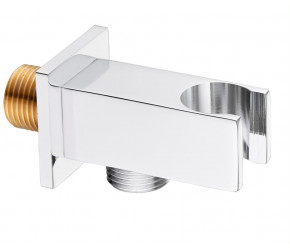Tailored Chrome Square Shower Outlet Holder