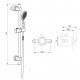 Tailored Conwy Chrome Concentric Dual Control Riser Shower Kit