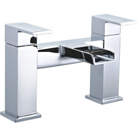 Tailored Cardiff Chrome Square Waterfall Bath Filler Tap