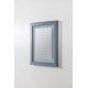 Tailored Niamh Grey PVC Mirror Frame 500mm x 700mm