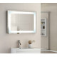 Tailored Niamh Square Strip LED Touch Mirror and Demist 700mm x 500mm x 45mm