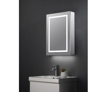 Tailored Jemima Single Door LED Bathroom Mirror Cabinet 500mm x 700mm