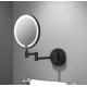 Tailored Penny Orca Round LED Make Up Mirror 8" Black