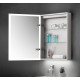 Tailored Ella Single Door Mirror Cabinet LED Surround 500mm x 700mm