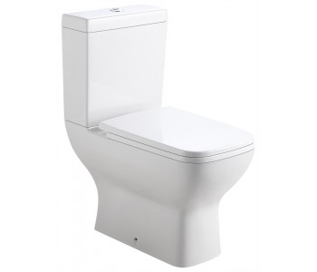 Tailored Seina Close Coupled Square Toilet with Seat