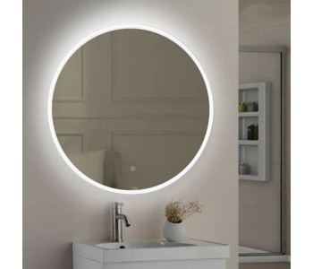Tailored Lily Slimline LED Round Touch Bathroom Mirror 800mm