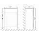 Tailored Gloss White WC Unit 500mm x 200mm