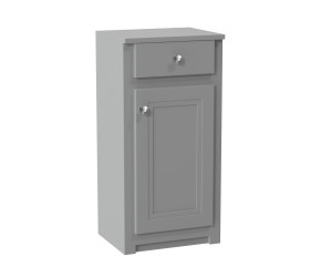 Iona Traditional Stone Grey 400mm Side Cabinet With Drawer
