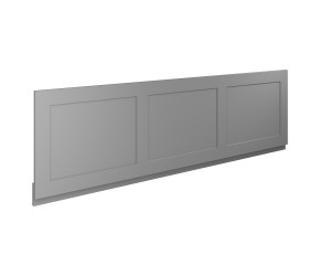 Iona Traditional 1700mm Stone Grey Front Bath Panel
