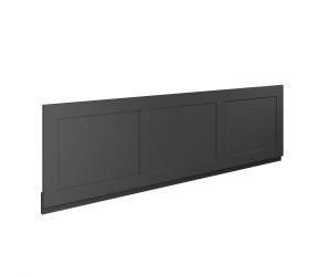 Iona Traditional 1700mm Charcoal Grey Front Bath Panel