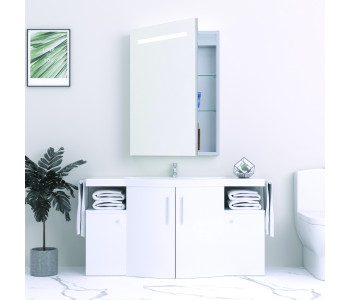 Kartell Reflections Prism 700mm x 500mm LED Bathroom Mirror Cabinet