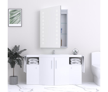 Kartell Reflections Kandy 700mm x 500mm LED Bathroom Mirror Cabinet