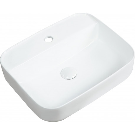 Kartell Karlo Square 500mm 1 Tap Hole Counter Top Basin