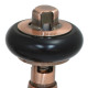 Wyvern Faringdon Antique Copper Angled Thermostatic Radiator Valves