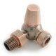 Wyvern Faringdon Antique Copper Corner Thermostatic Radiator Valves